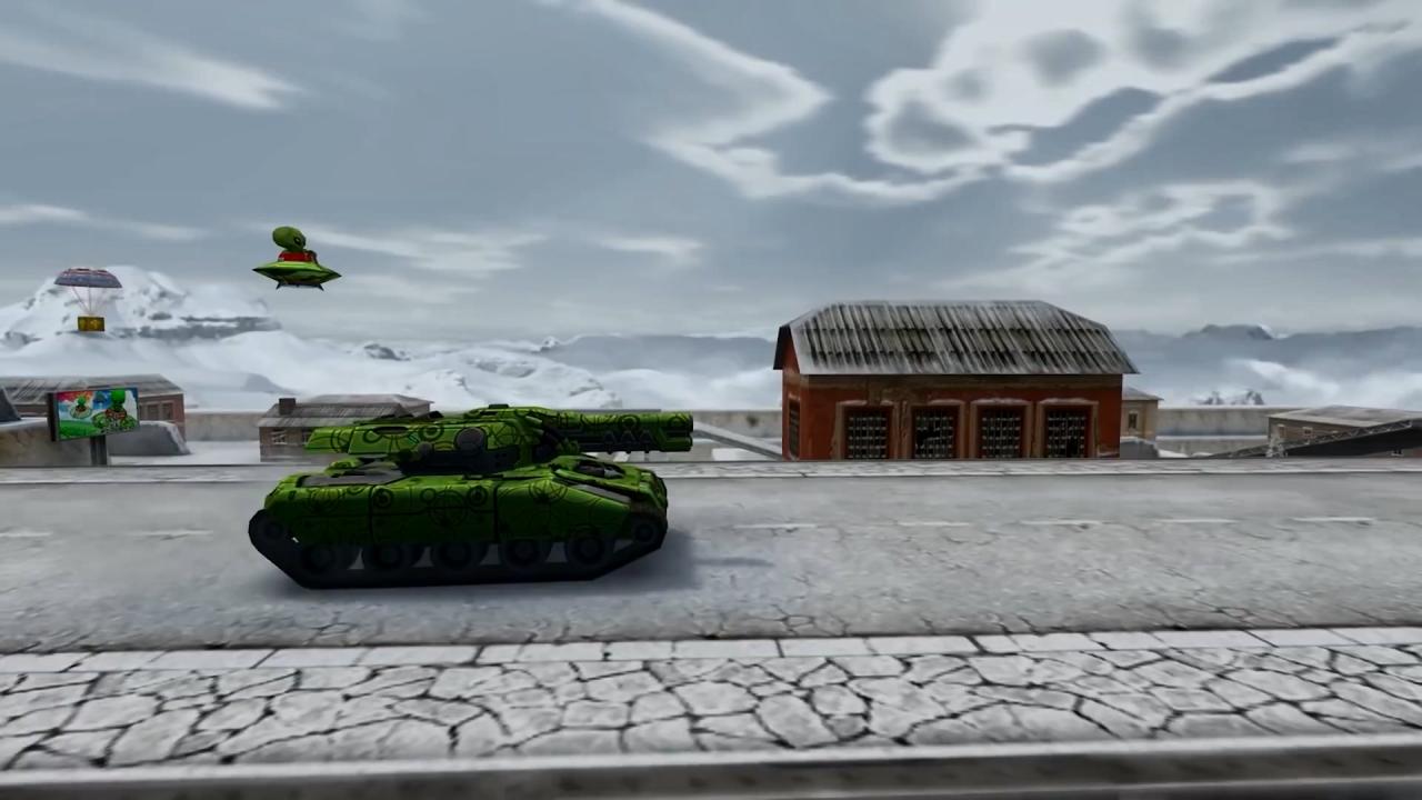 3D坦克外星人无人机