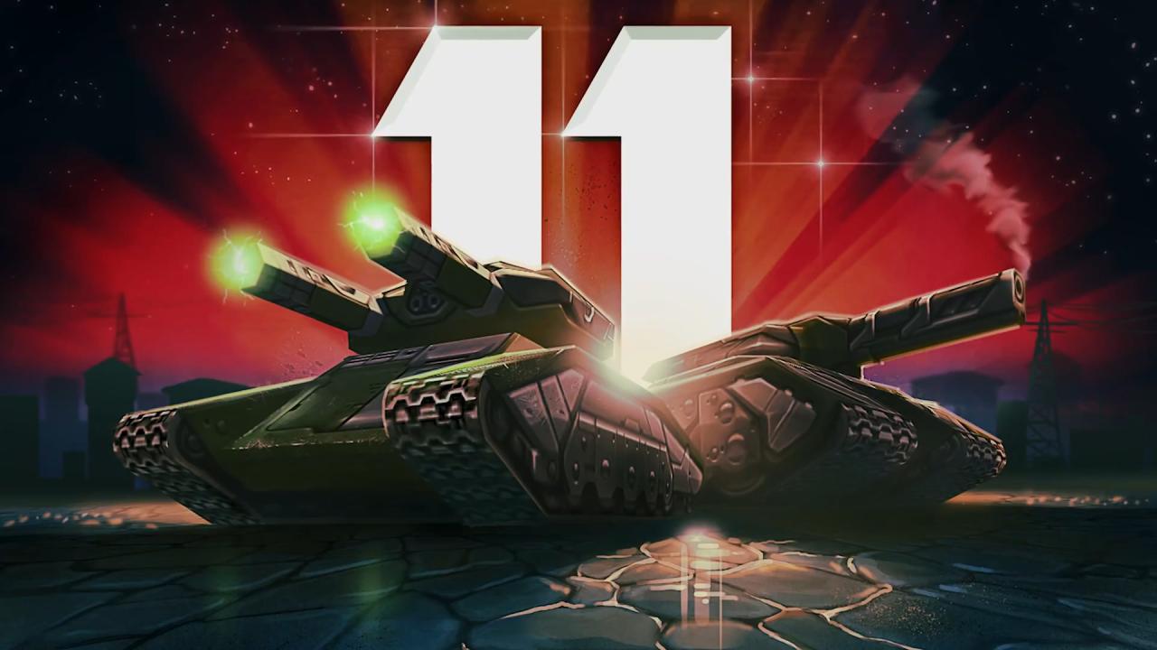 3D坦克11岁生日壁纸