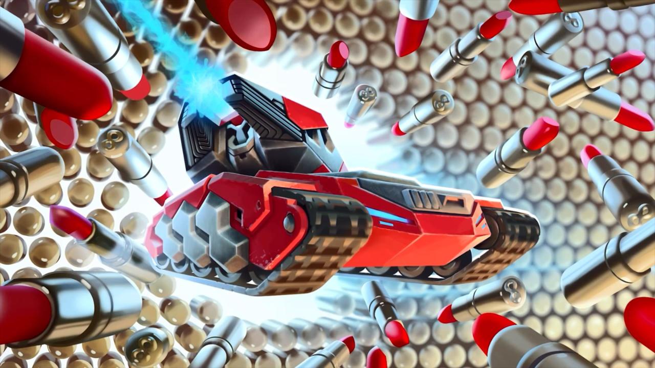 3D坦克2021年妇女节活动口红主题壁纸