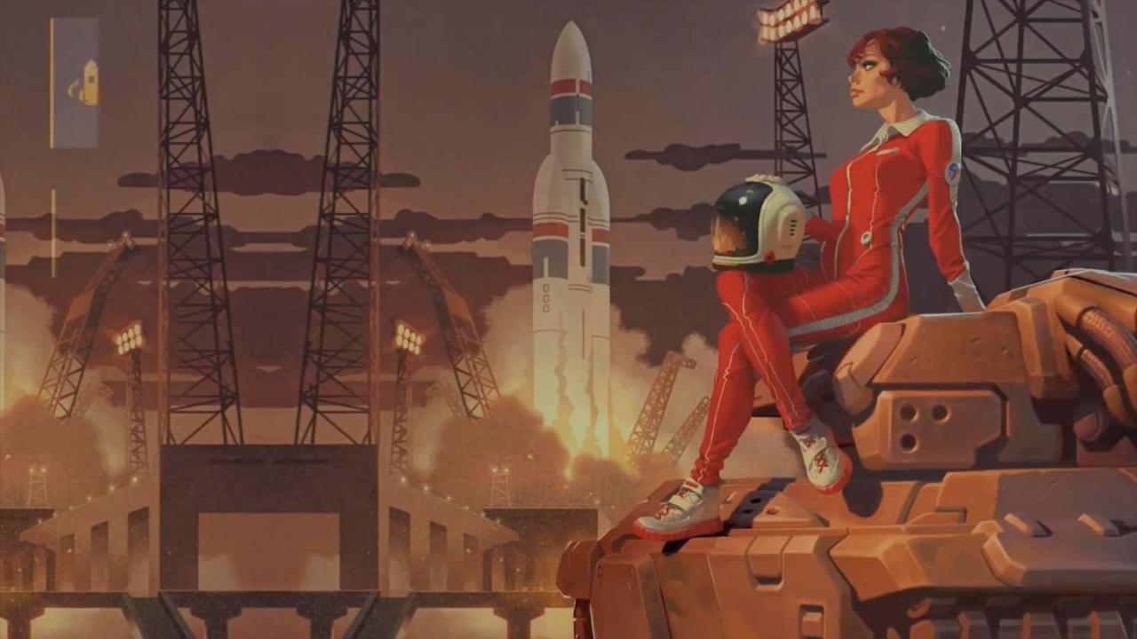 3D坦克俄罗斯宇航员日活动壁纸