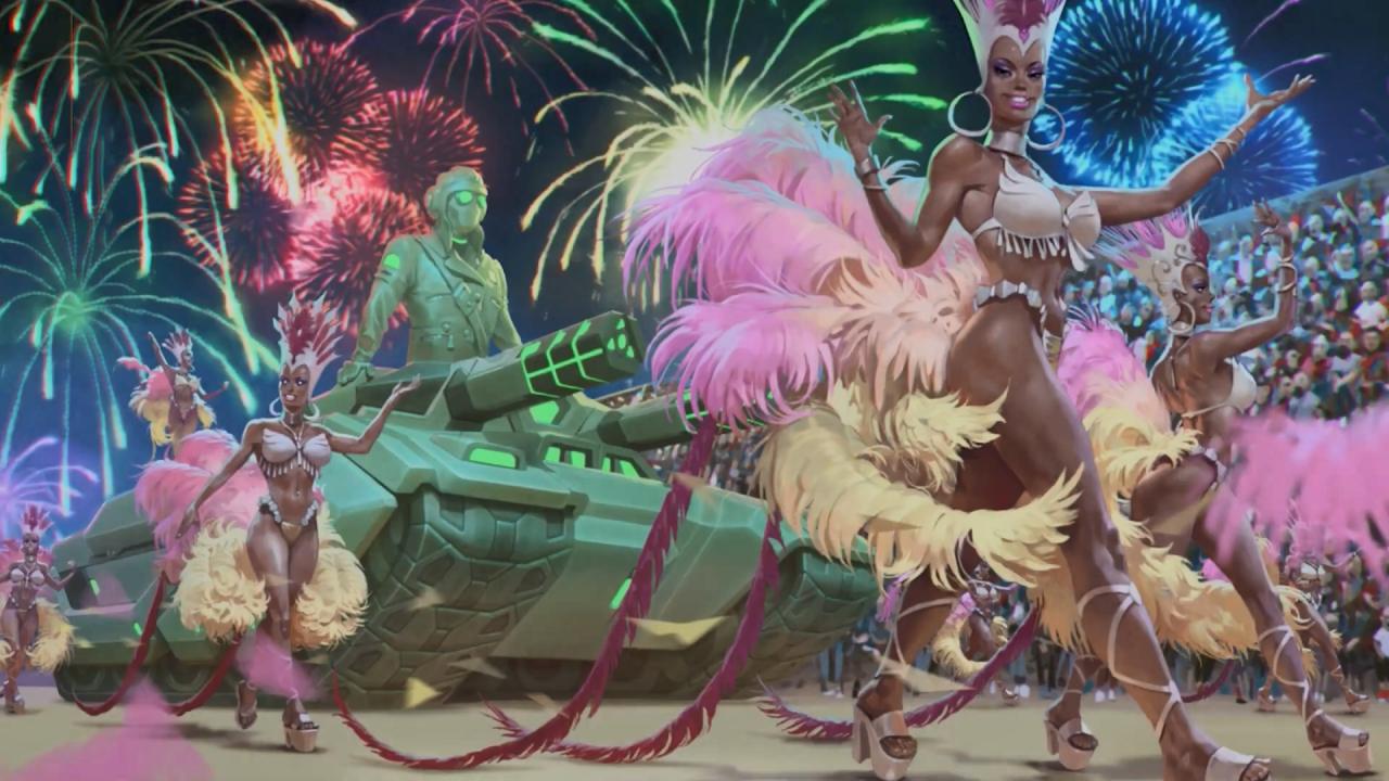 3D坦克巴西狂欢节壁纸