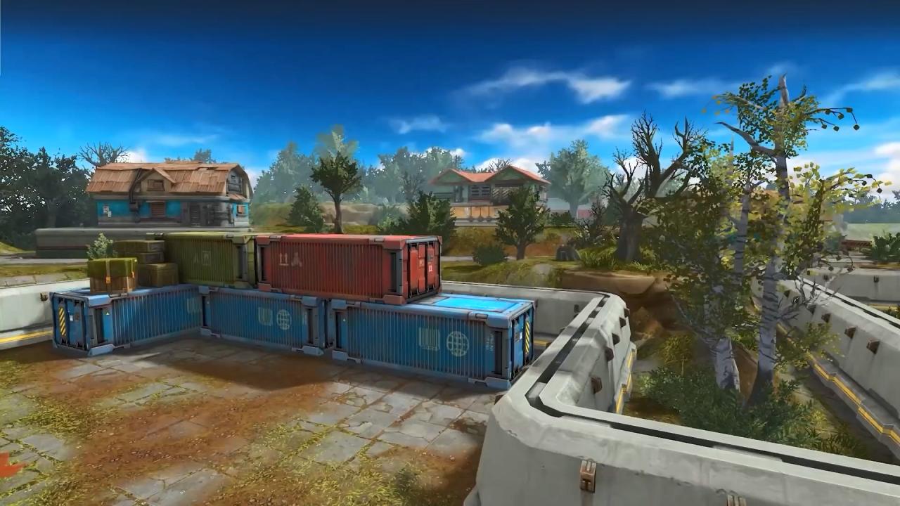 3D坦克高地角斗场重制版的集装箱