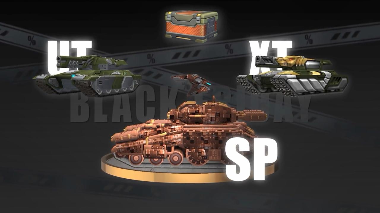 3D坦克活动期间究极容器有机会开出 UT、 XT 和 SP 系列皮肤