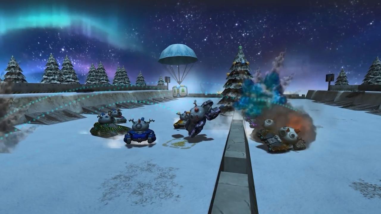 3D坦克圣诞树金水晶