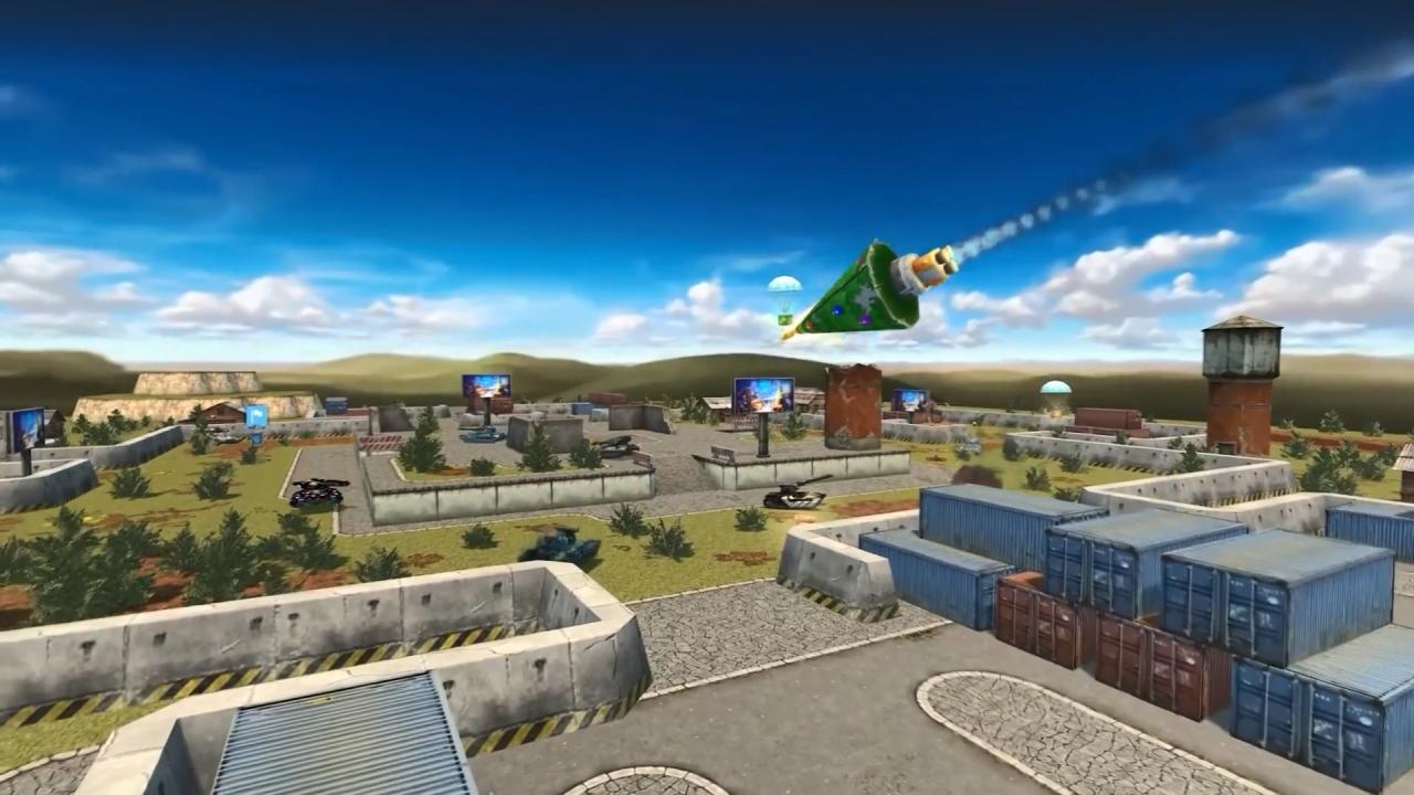 3D坦克圣诞树陨石雨