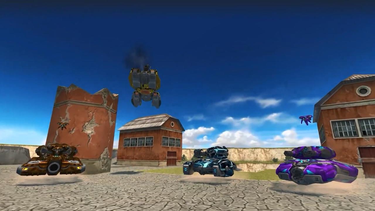 3D坦克磁悬浮底盘稳定性演示