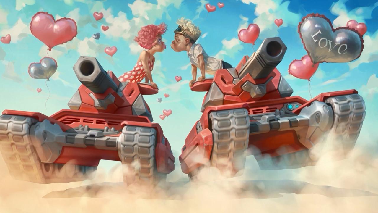 3D坦克 2022 年 2 月 14 日 情人节活动比值