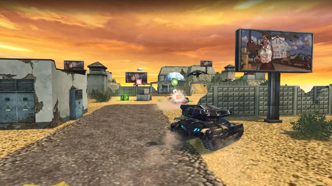 3D坦克高原地图阵地战模式