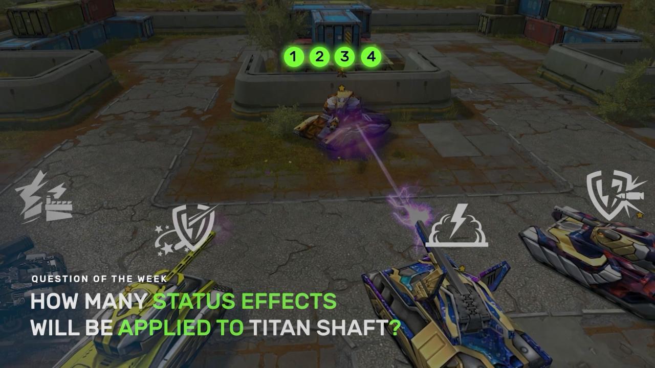 3D 坦克泰坦重甲镭射炮将得到多少状态效果？