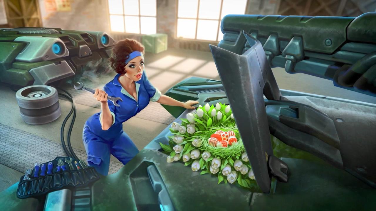 3D坦克2022年复活节宣传壁纸