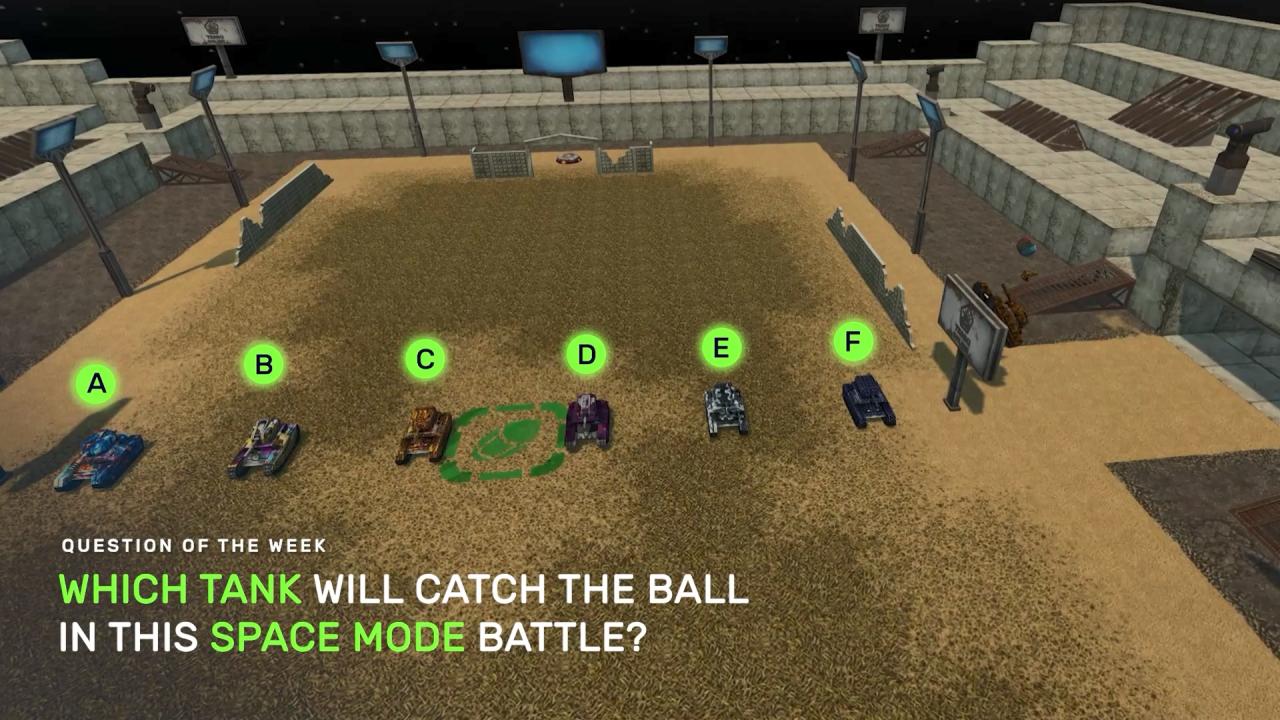 哪辆坦克将在太空模式下获得球