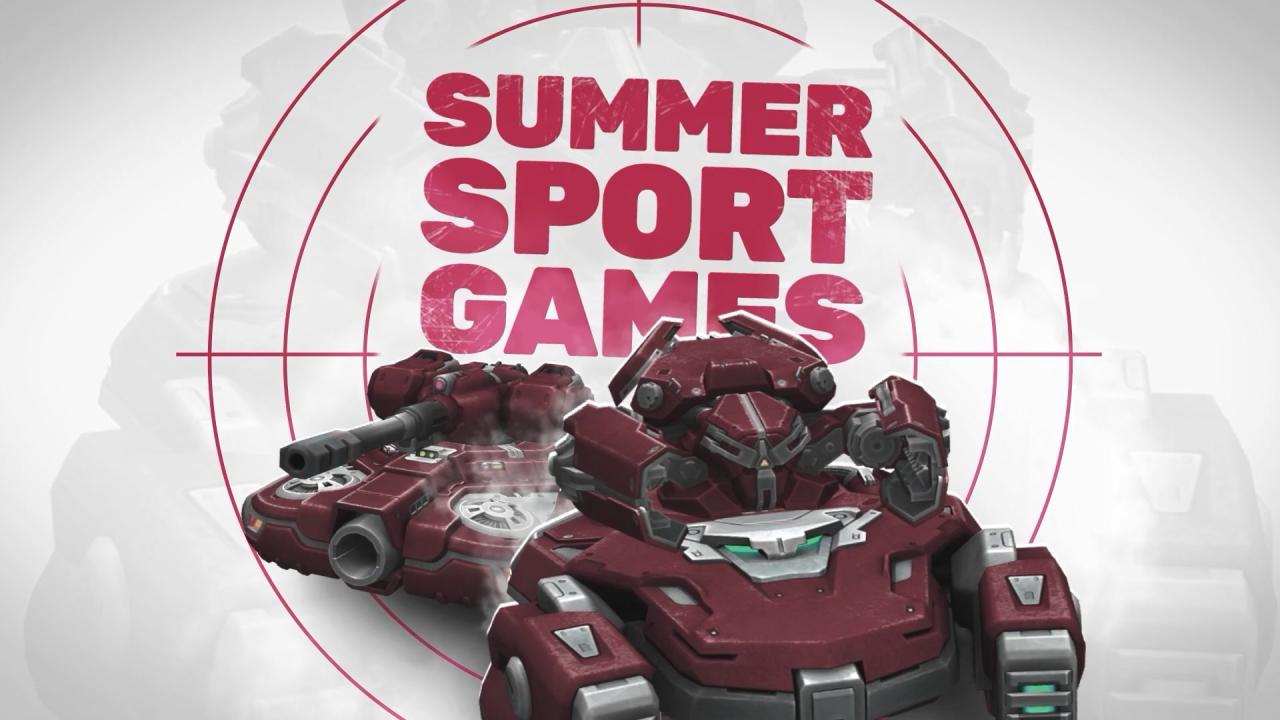 3D坦克 2022 年夏日运动会活动宣传壁纸