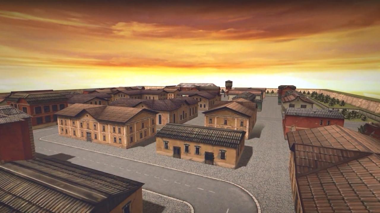 3D坦克红色警戒地图傍晚模式预览图