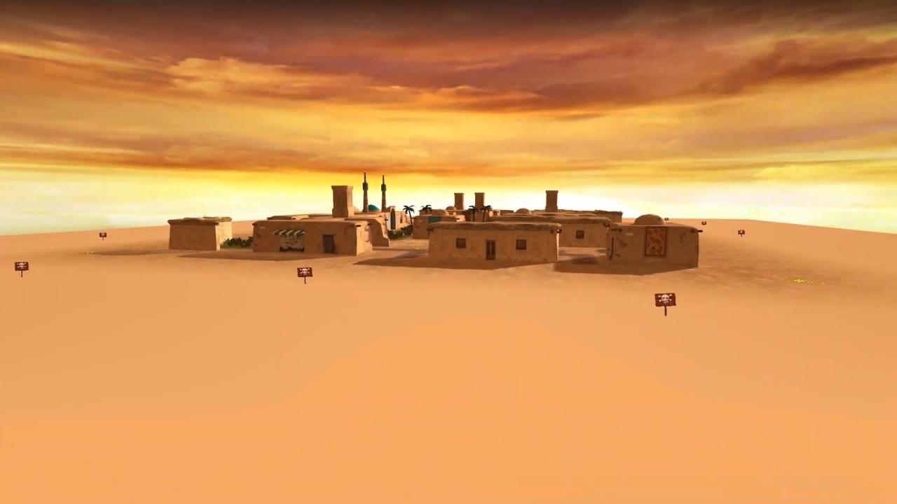 3D坦克圣地之战地图傍晚模式预览图