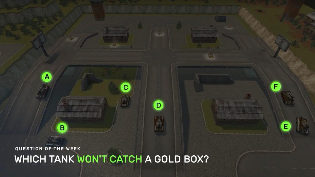 每周猜猜看问题：哪辆坦克会夺取金水晶？