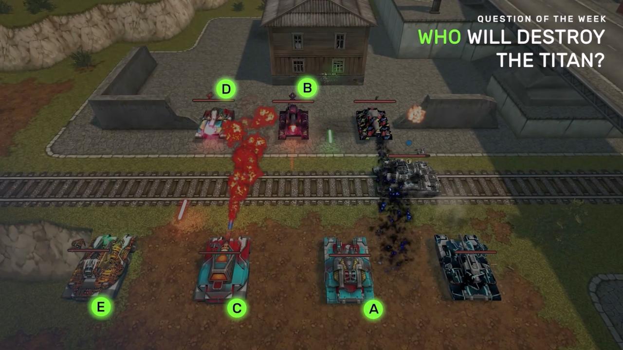 3D坦克每周猜猜看问题：哪辆坦克将击毁泰坦重甲？