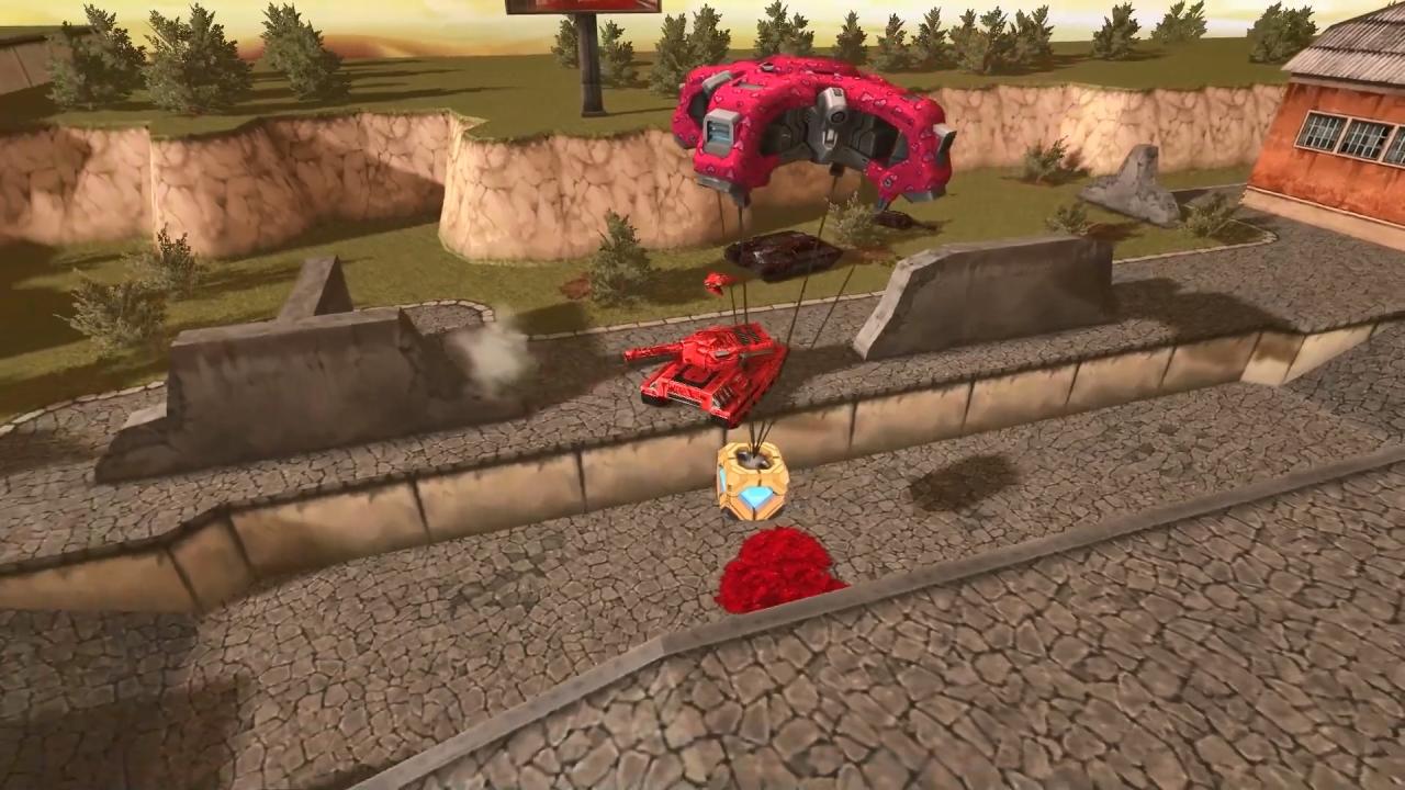 3D坦克情人节主题迷彩、金水晶和降落伞