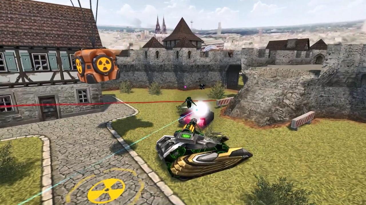 3D坦克黑色城堡地图上的核能道具