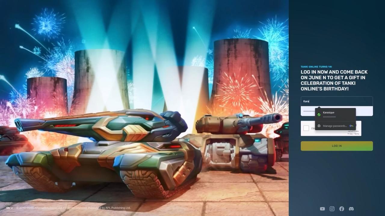 3D坦克生日活动登录领奖预告