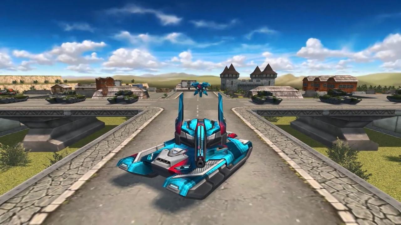 全新蓝色高斯炮与无人机 HD 高清皮肤