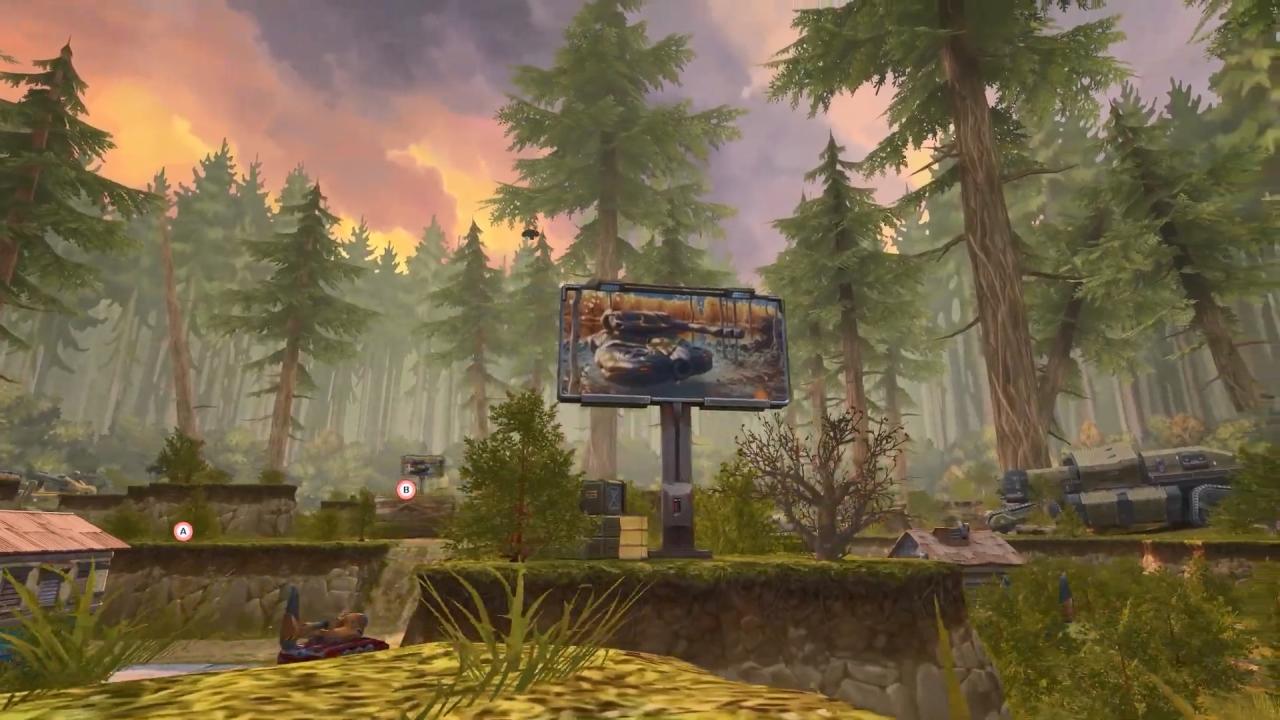 3D坦克黑暗森林地图全景