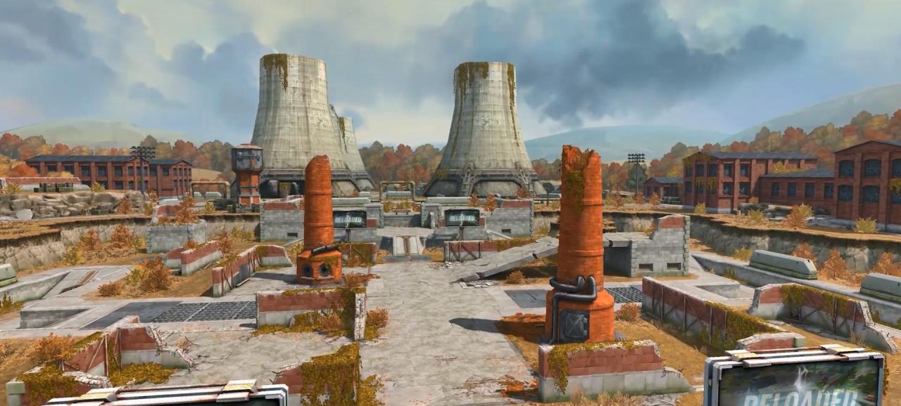 3D坦克核电站地图秋天主题03