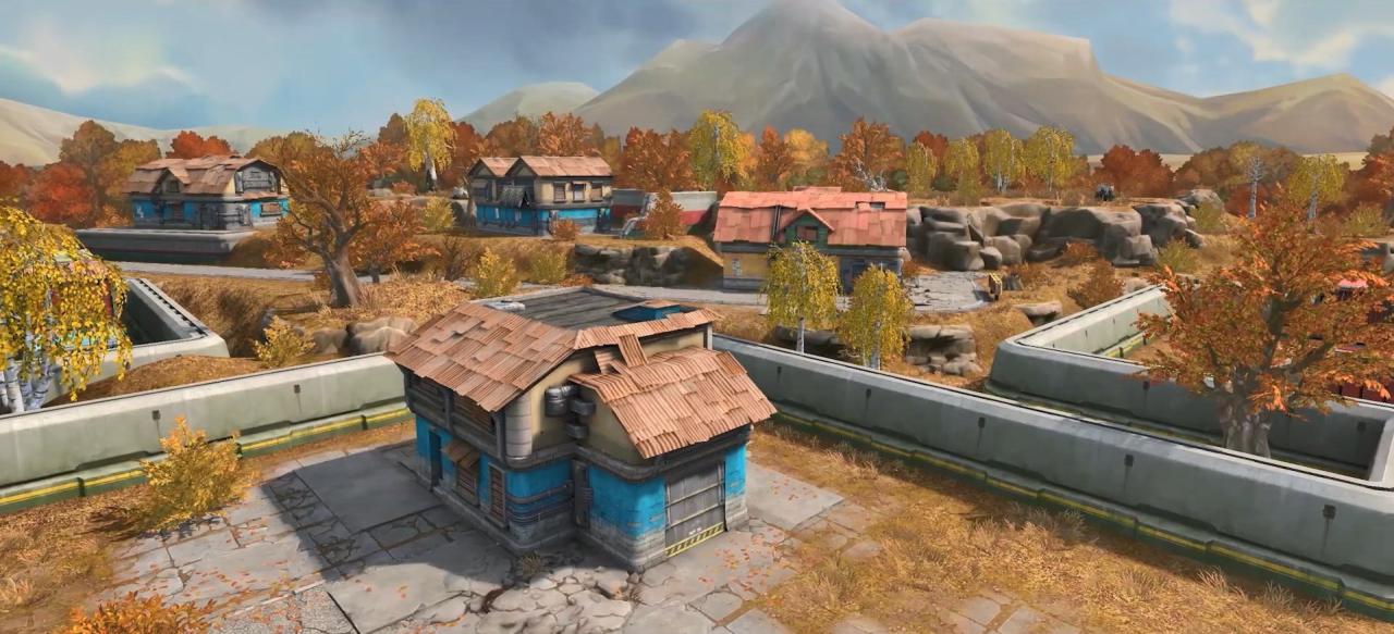 3D坦克核电站地图秋天主题01